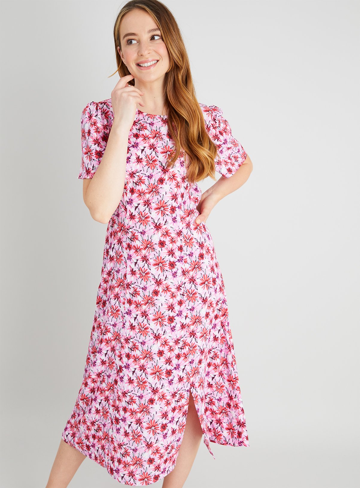 Womens Floral Midi Dress | Tu clothing